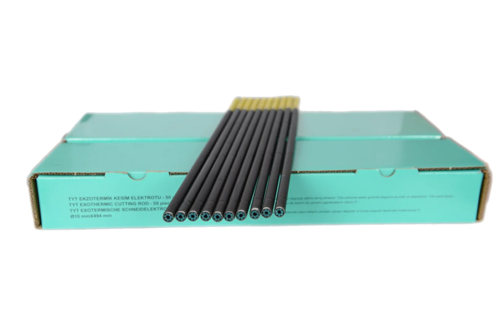 Exothermic cutting electrode, view 3