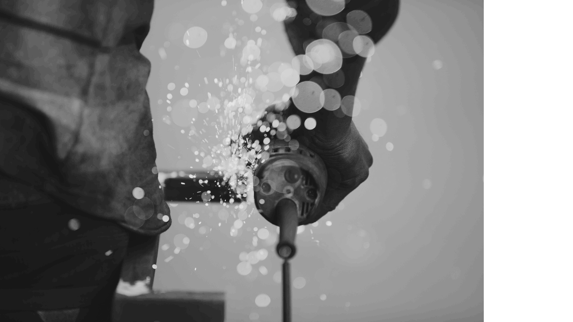 Welding torch in the shop, custom fabrication